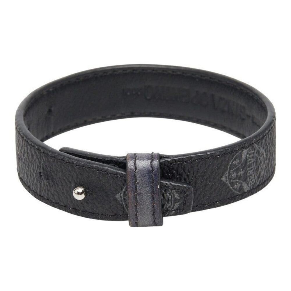 Berluti Ginza Store Renewal Opening Commemorative Bracelet Black Gray Vinyl